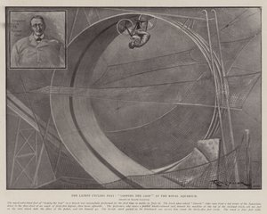 Den seneste cykelbedrift, Looping the Loop på Royal Aquarium af Ralph Cleaver